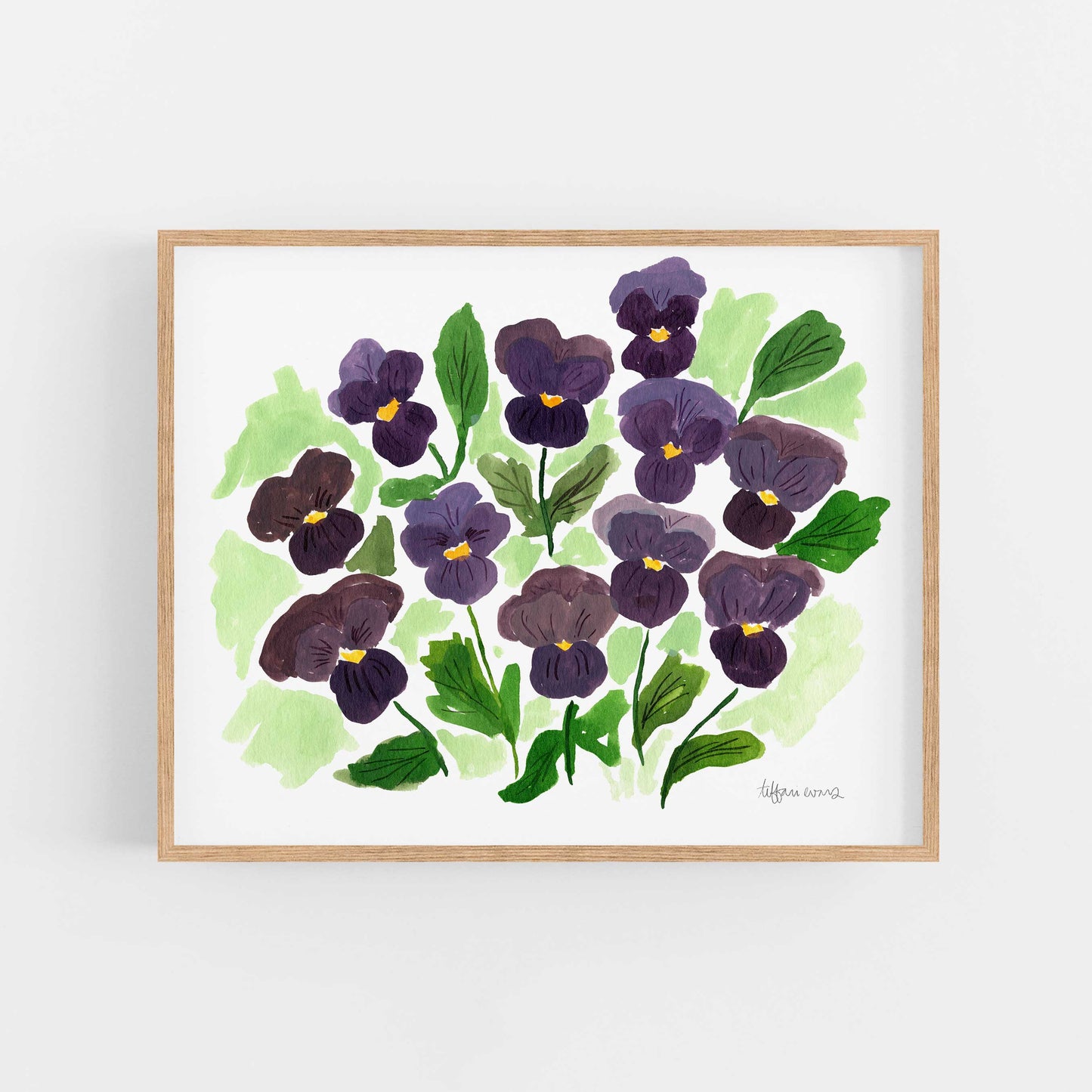 Violets are Blue Art Print