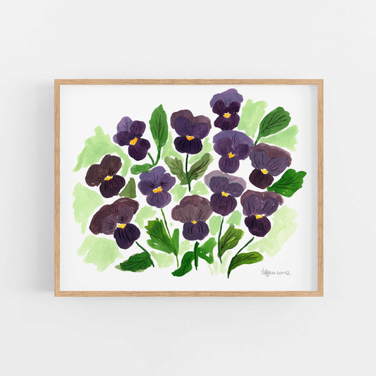 Violets are Blue Art Print