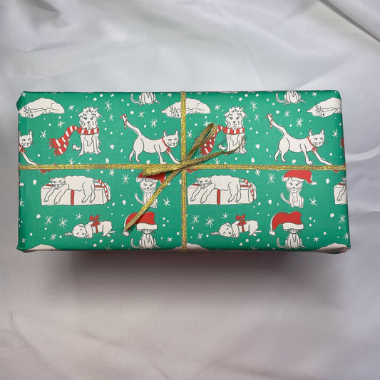 Holiday Kittens and Pups - Wrapping Paper